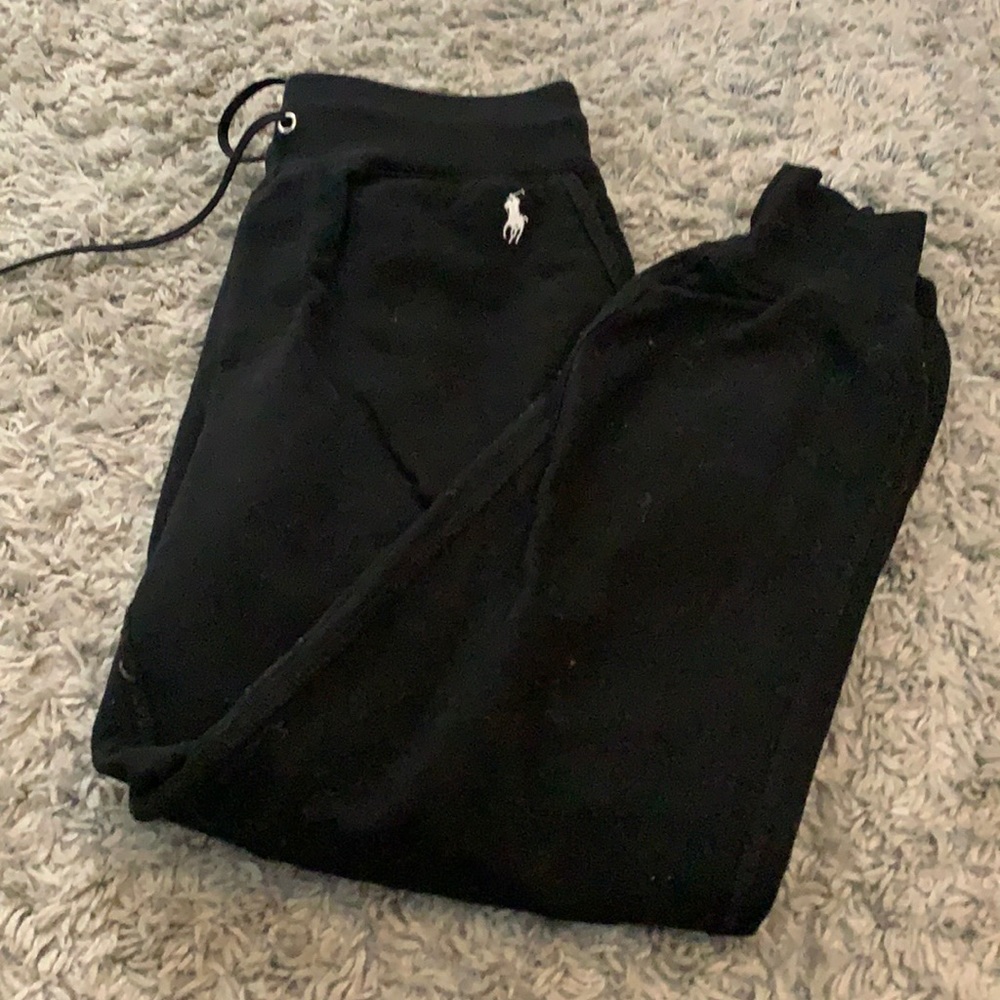 Black polo sweats
